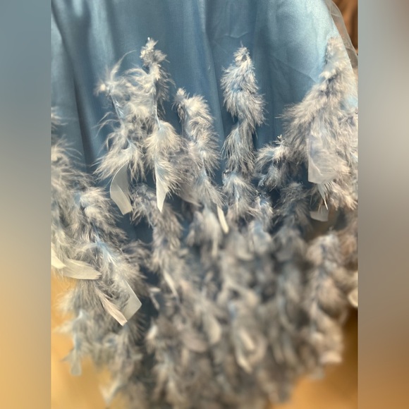 Beautiful Handmade light blue long dress - Picture 7 of 7